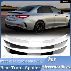 外装 パーツ リア スポーツ スポイラー ウィング MERCEDESBENZ Cクラス W206 C200 C260 C300 C63 AMG スタイル 2021 2023 2023 ブラック/カーボンルック