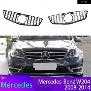 フロントフード グリル レーシングバンパー グリル 外装 部品 メルセデス W204 Cクラス セダン/サルーン C180 C200 C300 2008-2014 アクセサリー