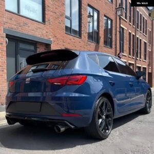 セアト レオン MK3 MK3.5 5F 2012-2020 4 ドア ハッチバック リア ブーツ ルーフ スポイラー ウイング リア スポイラー リップ トランク ウイング