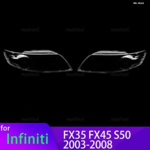 インフィニティ FX35 FX45 S50 2003-2008 車クリア ハウジング フロント ヘッドライト レンズ ガラスランプカバー ランプシェード