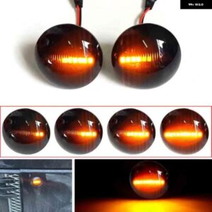 車ダイナミックランド レンジローバー L322 2002-2012 LED サイドリピーターインジケータライト流れるサイドマーカー信号ランプ
