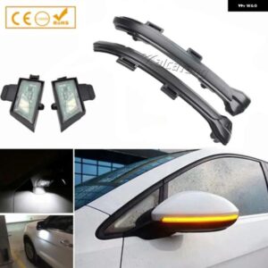 1サイドアンダーミラー ランプ LED パドルライト VW ゴルフ 7 GTI R GTE GTD MK7.5 トゥーランジェッタ MK7 ダイナミックウインカー
