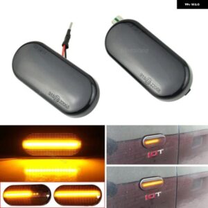 LED ダイナミックサイドマーカー ウィンカーライト VW アマロックジェッタ ゴルフ 3 4 フォックスビートルルポシャランボラ パサート ポロヴェント