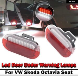 2個 VW ゴルフ 4 ポロ MK4 ボラ 6R 1J0 949 105A 1J0949105A LED ドアカーテシライト下ハザードランプ 1J0947413 1J0 947 413