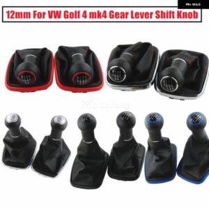 12MM 5/6スピード ギア 装飾 ギア シフト ノブ VW 2003-2008 ゴルフ 4 IV MK4 GTI R32 ジェッタ JDM シフト ノブシフター ノブ