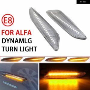 2X LED サイドマーカー ウインカー ライト アルファ ロメオ 156 147 フィアット ティーポ エギア 356 ランチア デルタ 3 クライスラー イプシロン