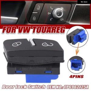 カーアクセサリードア集中ロック スイッチ ボタン OEM 7P6962125A VW トゥアレグ 2011-18