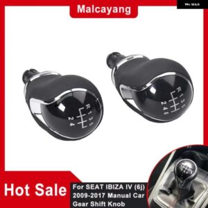 シート IBIZA IV 6J 2009-2017 カーアクセサリー マニュアル ギア シフト ノブレバースティック シフト ノブギア ボックス