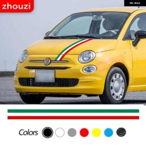 フィアット アバルト 500 500X ボンネット ステッカー イタリア スタイリング ボディ DIY ビニール デカール TIPO DOBLO DUCATO PANDA STILO PUNTO BRAVO
