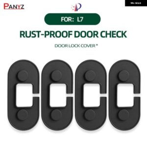 李翔 L7ドアリミッター ABS カバードアロックバックルカバー モデルシリコンドアアレスターパッド