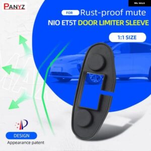 NIO ET5Tドアリミッター ABS カバードアロックバックルカバー モデルシリコンドアアレスターパッド