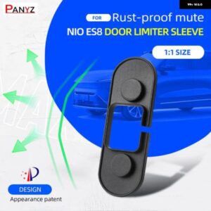 NIO ES8ドアリミッター ABS カバードアロックバックルカバー モデルシリコンドアアレスターパッド