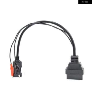 アルファランチアフィアット 3ピン に 16ピン OBDII OBD2 コネクタアダプタ ケーブル OBD フィアット 3PIN 診断 ケーブル