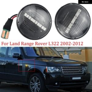 1ペア サイドマーカー LED ウィンカーライト ランドレンジローバー L322 2002-2012点滅シーケンシャルインジケータ ウインカーランプ