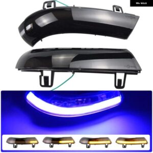 LED ブルー ダイナミックウィンカー ウインカーシーケンシャルサイドミラー インジケーター ライト VW ゴルフ 5 GTI ジェッタ MK5 パサート B5.5 B6