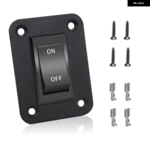 オンオフスイッチ 12V 20A 4ピン DPST ロッカースイッチ パネル RV ライトスイッチ RV トレーラーキャンピングカーボート KCD2-7-201-B1-DZ