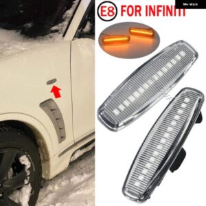 インフィニティ EX25 EX35 EX37 G25 G35 Q40 Q60 Q70 QX50 QX70 M25 M37 JX35 ダイナミック サイド マーカー インジケーター シーケンシャル ライト