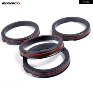 4個 車ハブセントリックリングホイールボアセンター スペーサー 73.1-54.1/56.1/56.6//64.1/65.1/66.1/67.1/70.1MM