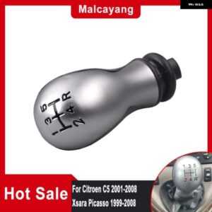 シトロエン C5 2001-2008 クサラピカソ 1999-2008 5速 ギア シフト ノブスティック シフター レバーヘッド マニュアル