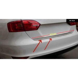 ステンレス テールゲート トリム ジェッタ MK6 キャリア コンパートメント装飾ストリップ ステッカー クローム トリム 2012-2014