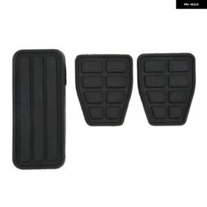3個 クラッチブレーキアクセルペダルパッド キット ゴム黒柔軟な耐摩耗性 T4 1990-2003 カバー ペダル