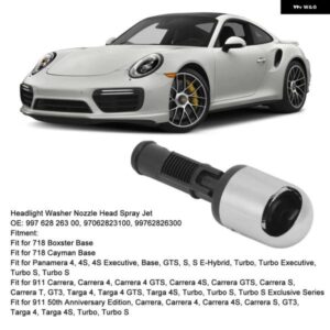1個 ヘッドライト ウォッシャーノズル ヘッドスプレージェット 2019 718 ベース GTS S 2.0L H4-ガス 2.5L H4-ガス 97062825100