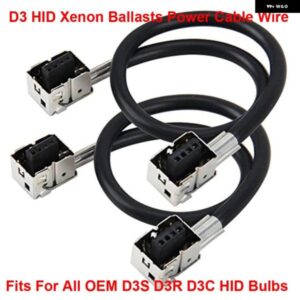 2個 D3 D3S D3R D3C OEM HID キセノン ヘッドライト 電球 ランプ バラスト ワイヤー ハーネス ケーブル アダプター ホルダー