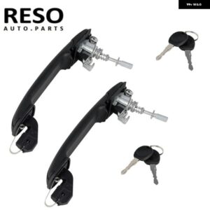 2個 6N0837207C/D フロント左右ドアハンドル 2の同じキー付き P-OLO 6N 6N1 6N2 シャランシートアルハンブラ銀河