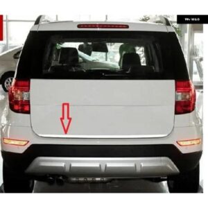 テールゲートリアドアボトムカバー モールド トリム ステンレス バックドア トリム カーアクセサリー シュコダ イエティ 2014-2017