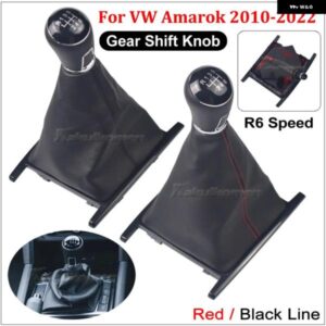 VW AMAROK 2010-18-2022 ギアスティック シフト ノブレザーゲートル ブーツ カバー 車 6速