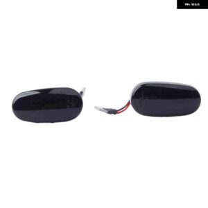 LED ダイナミック ターン シグナル ライト サイド マーカー シーケンシャル ウインカー ランプ フィアット ブラボー 2007-2014 アルファ ロメオ GT ブラック