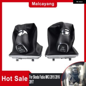 5/6スピード シュコダ ファビア MK3 2015 2016 2017 マニュアル ギア シフト ノブヘッドハンドルレバー