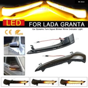 ダイナミックウィンカー LED バックミラー インジケータライト LADA グランタ 2191 VAZ 2108 2109 2114 2115 カーアクセサリー