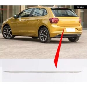 テールゲートリアドアボトムカバー モールド トリム ステンレス バックドア トリム カーアクセサリー VW ポロ 2019-21
