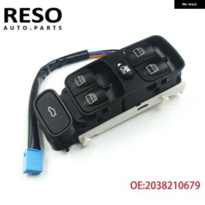 パワー コントロール ウィンドウスイッチ メルセデス Cクラス W203 C180 C200 C220 2038210679 A2038210679 A2038200110