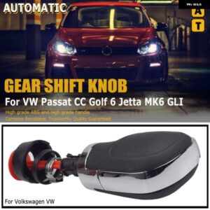 ギア シフト ノブレバースティッククロームマット VW パサート CC ゴルフ 6 GTI ジェッタ MK6 GLI カーアクセサリー