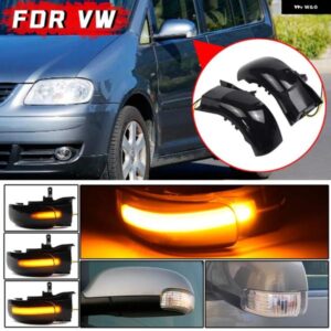 VW トゥーラン 2003-10 ダイナミックウィンカー ライトサイドミラー インジケーター シーケンシャル ウインカーランプ