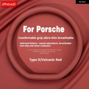 アンチスリップ 自動装飾 PU レザー ステアリングホイール カバー フィアットグランデプント TIPO STILO UNO アストラブラボーパンダ FREEMO