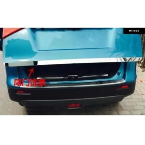 スズキ ステンレス アクセサリーリア トランク テールゲートドアテールボトムストリップ蓋ストリーマカバー トリム VITARA 2015-2019