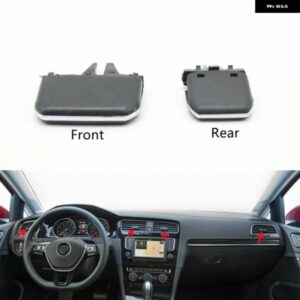 フロントリア AC エアコン ベント アウトレット グリル スライドクリップ調整 トリム VW ゴルフ 7 7.5 GTI RLINE 2016-2020