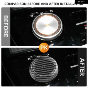 ギア シフト ノブ ボタン ステッカー MG4 MG 4 EV ムーラン 2022 2023 2024 カバー 装飾 トリム キャップ インテリア アクセサリー