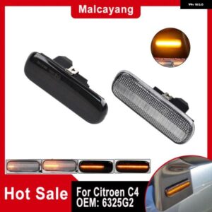 LED ダイナミックサイドミラー ウインカー ウィンカーライト 6325G2 シトロエン C4 MKI クーペ ハッチバック セダン 2006-10