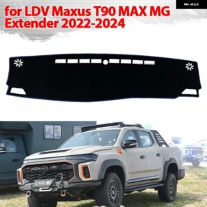 LDV MAXUS T90 MAX MG エクステンダー 2022-2024 ダッシュマットサンシェード 抗 UV カーペットカーアクセサリー ダッシュボード カバー