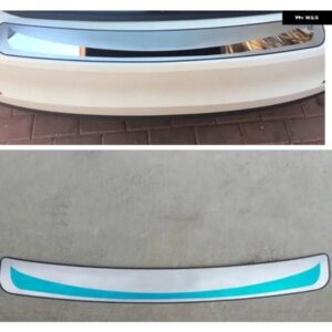 シュコダ ファビア ハッチバック 2016 2017 2018 リア バンパー プロテクタードアシル トランク ガードカバー トリム カー スタイリング アクセサリー 1個