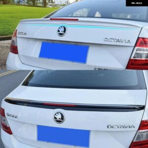 シュコダ オクタビア スポイラー リフレクター ABS 素材 リア ウイング プライマーカラー リア スポイラー シュコダ オクタビア スポイラー 2015-2017
