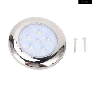 LED RV 天井ドームライトボートキャビンライトワイド装備 防水 6 LED ホワイトブルーライト 2ワット 省エネボート