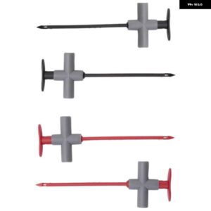 4個 逆穿刺プローブワイヤーピアス自動車マルチメータテストクリップツールテストリードキット P5010