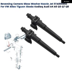2個 リア カメラ ガラス ウォッシャーノズル ジェット 5TA955993 VW アトラス ティグアン シュコダ コディアック A4 A6 Q5 Q7 Q8