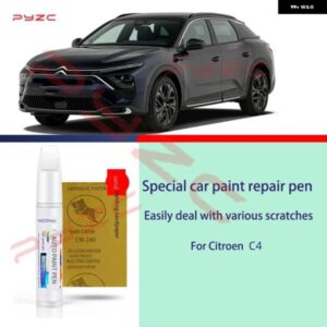 シトロエン C4 2004-2025 LC B7 E3 ペイントタッチアップペンキット - スクラッチ修復車スクラッチリムーバー ブラシ付き DIY オートアクセサリー