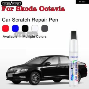 シュコダ オクタヴィア ペイント ペン クリスタル クリア ホワイト パール ホワイト オクタヴィア プロ アクセサリー